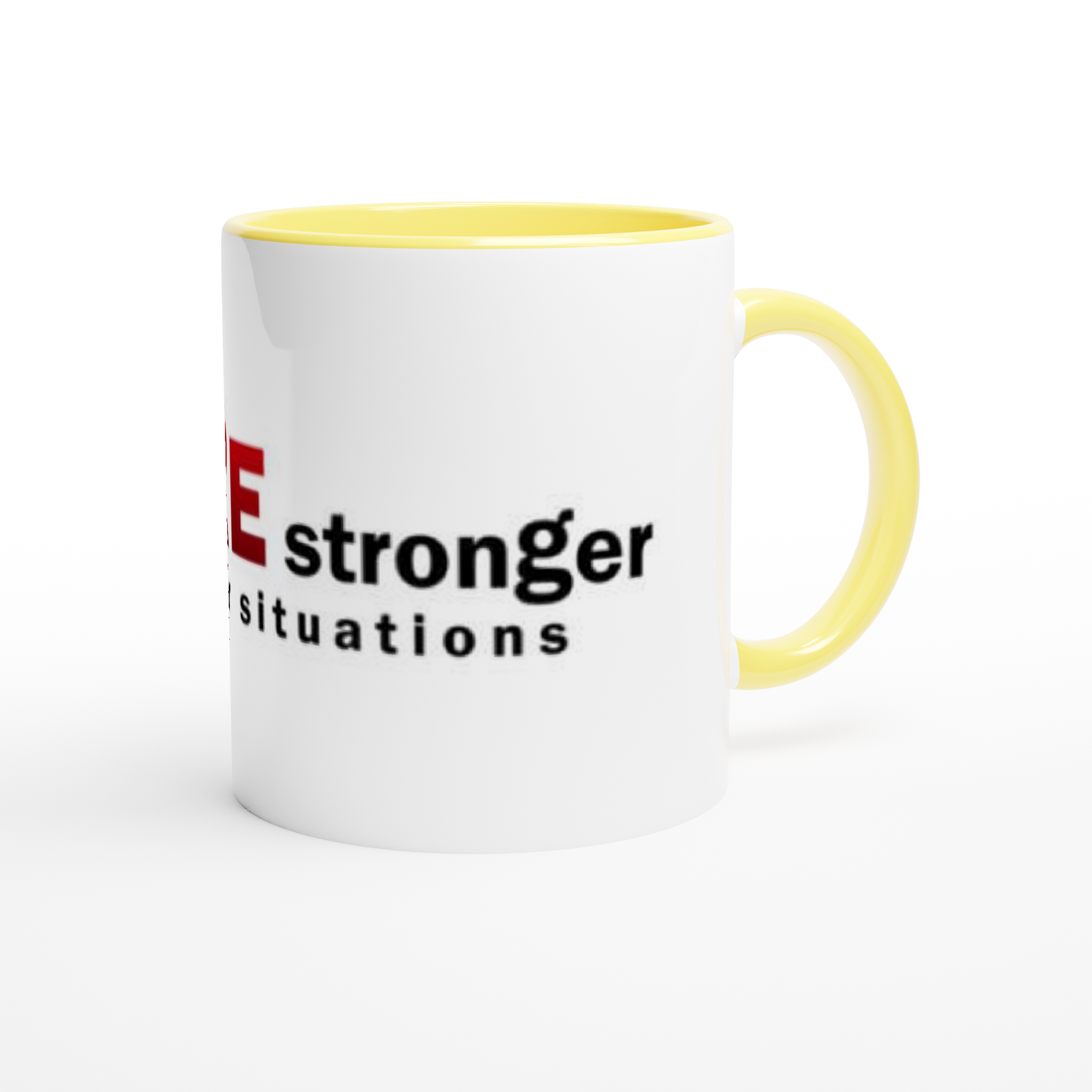 Rim Colored Ceramic Mug